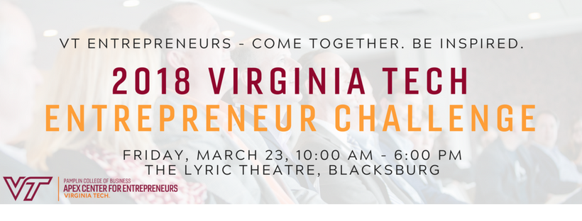 Virginia Tech Entrepreneur Challenge 2018