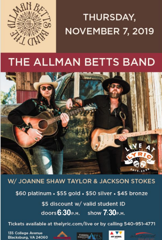 The Allman Betts Band – Live at the Lyric