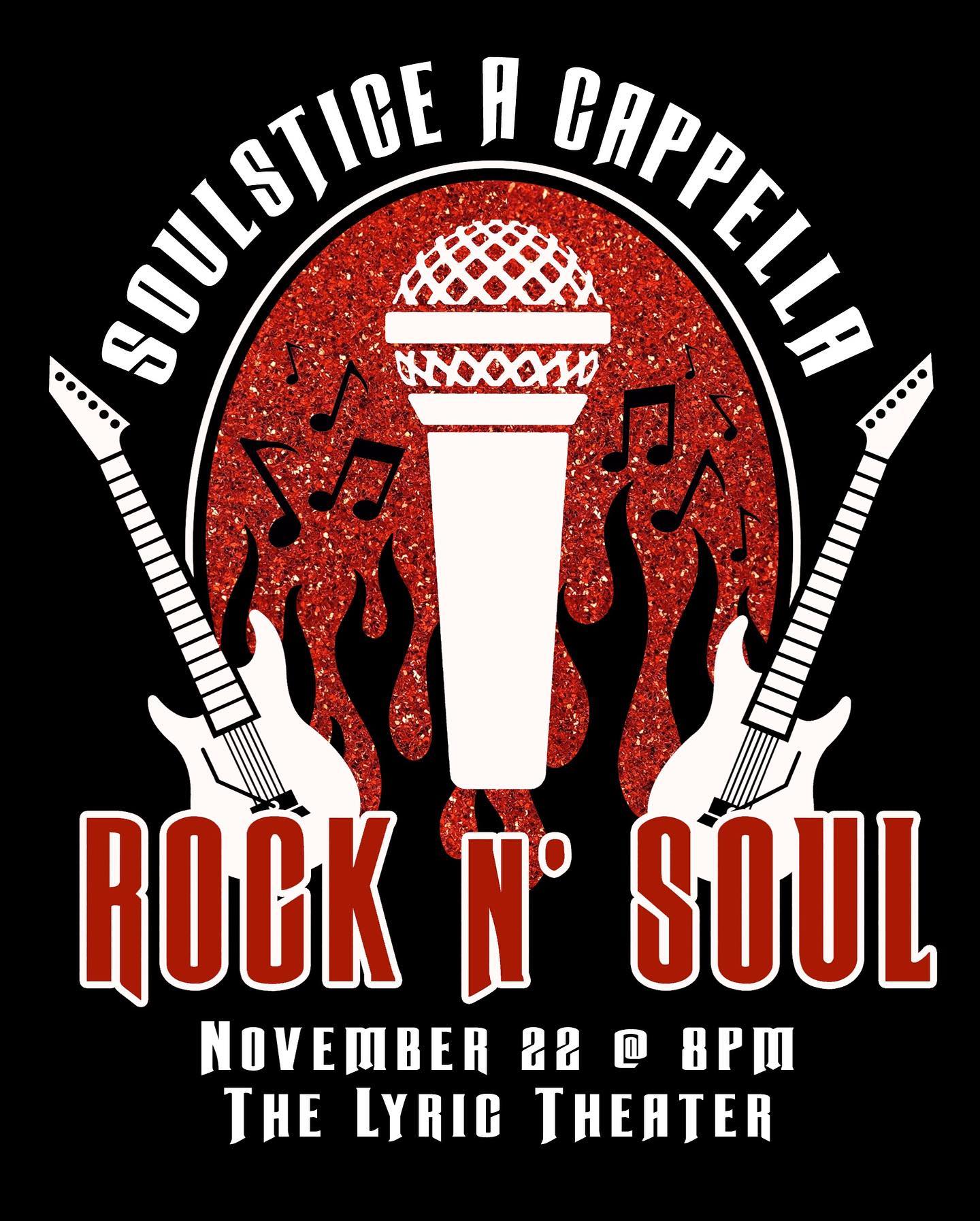 VT Soulstice presents “Rock n’ Soul” Fall 2019 Concert