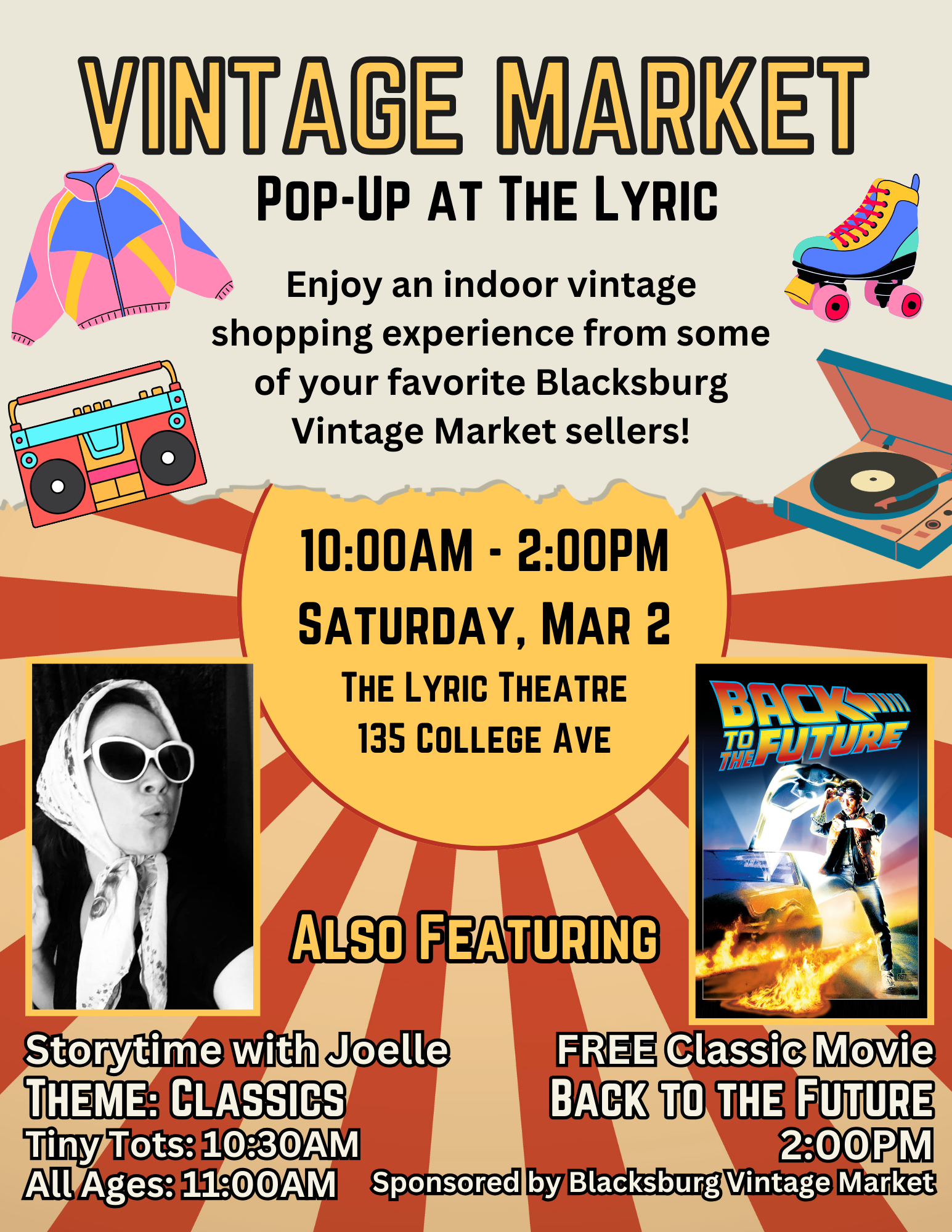 Blacksburg Vintage Market Presents “Back to the Future”